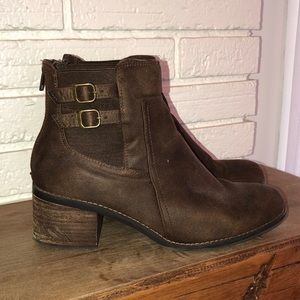 Brown Suede Boots